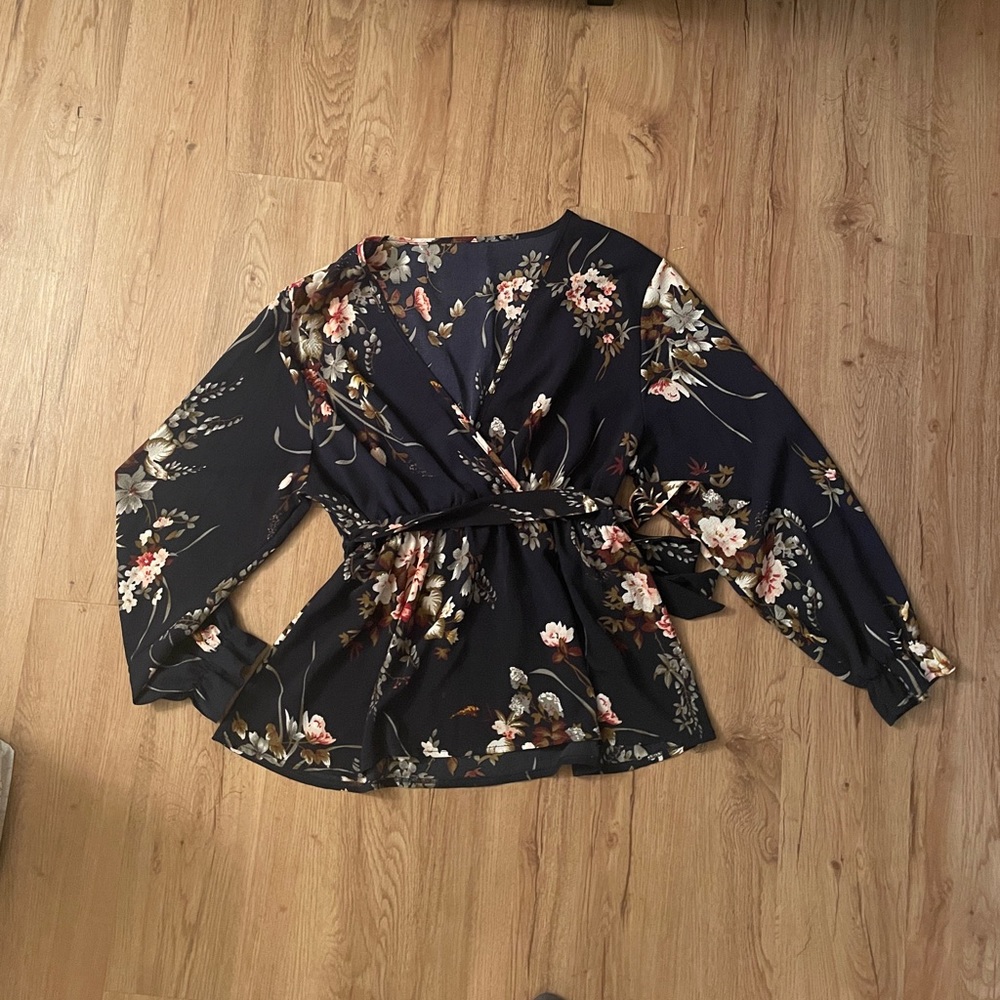 Shein floral top